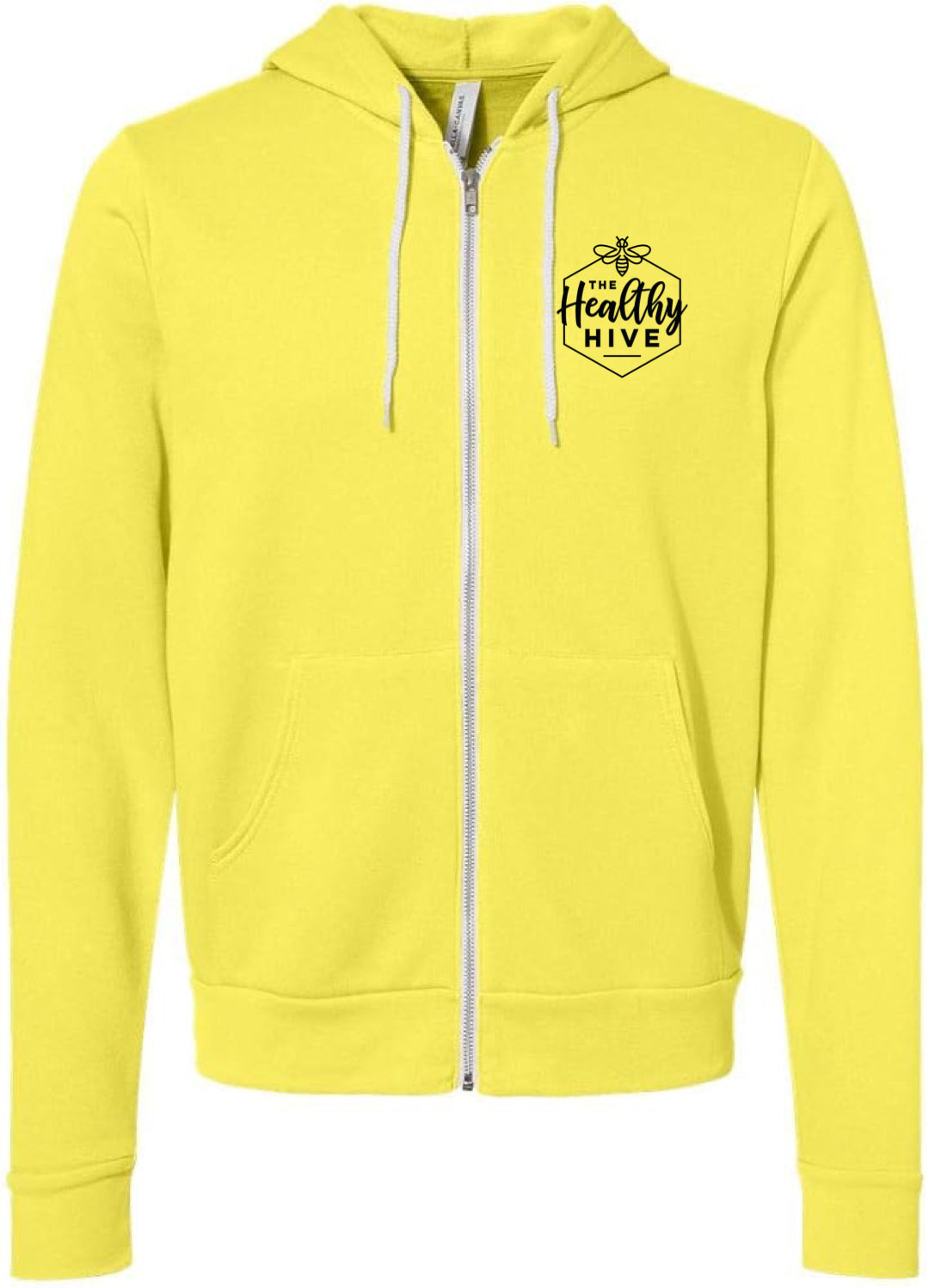 THE HEALTHY HIVE UNISEX ZIP UP HOODIE