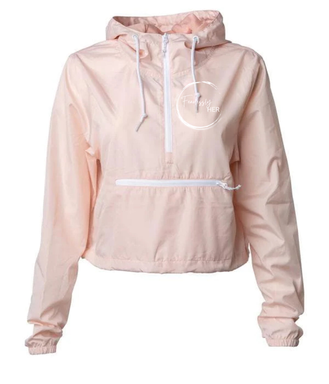 Fearlessly HER Crop Windbreaker