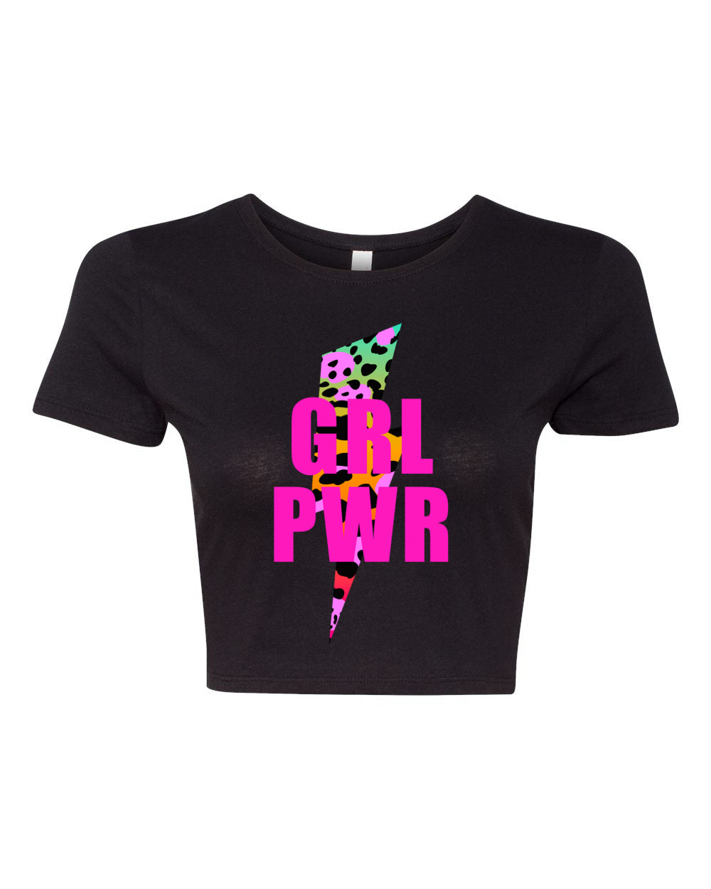 GRL PWR CROP TEE