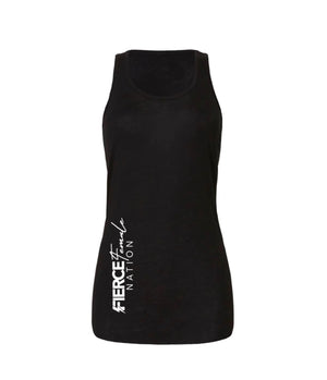 FIERCE FEMALE NATION  Flowy Full Length Tank