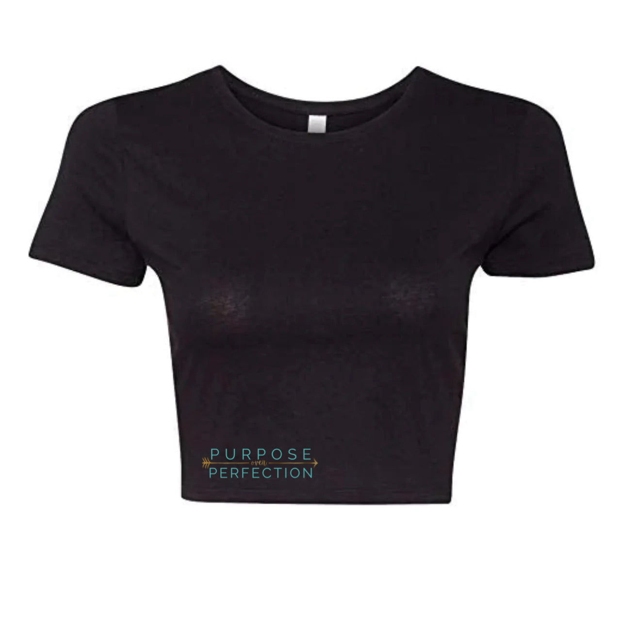 Purpose Over Perfection Crop Tee