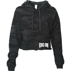 BODi DIG IN Ladies Crop Hoodie