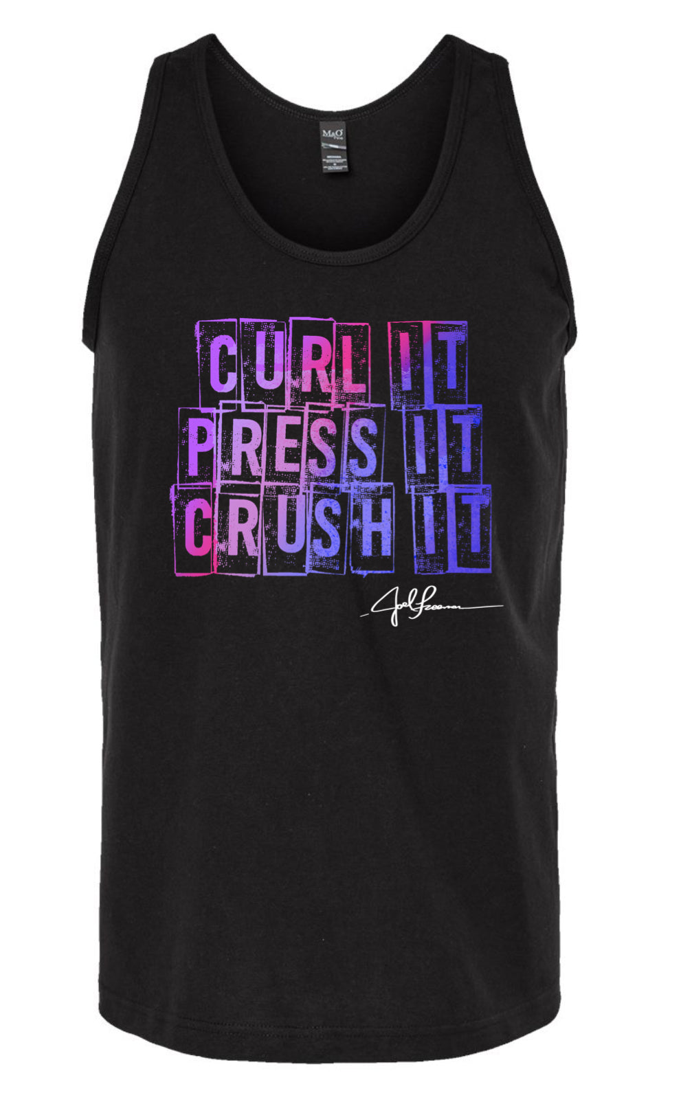 Joel-ism Unisex Tank Crush IT Curl IT
