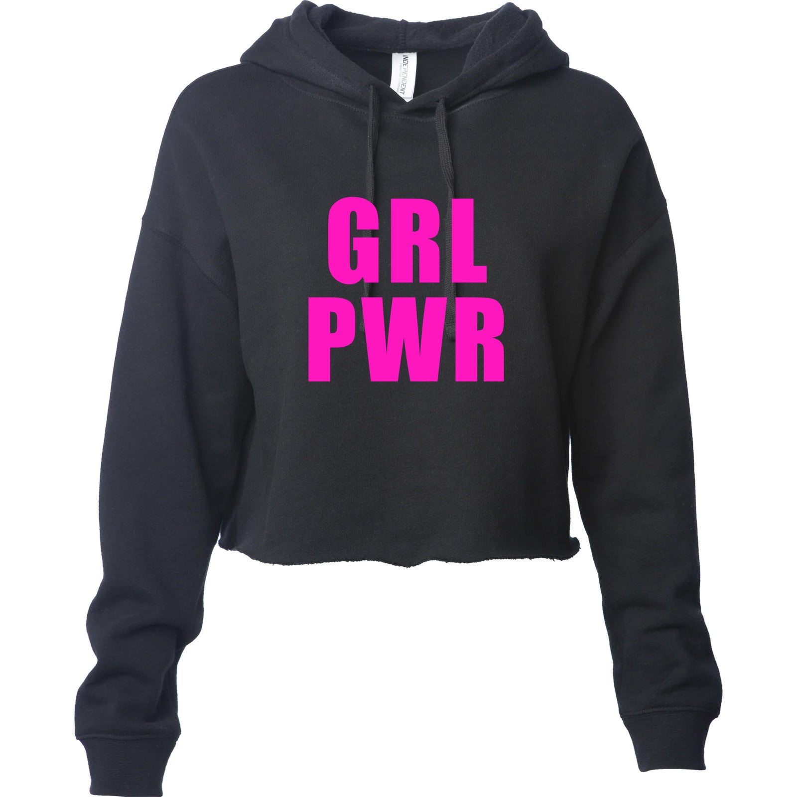 SWEAT À CAPUCHE COURT GRL PWR