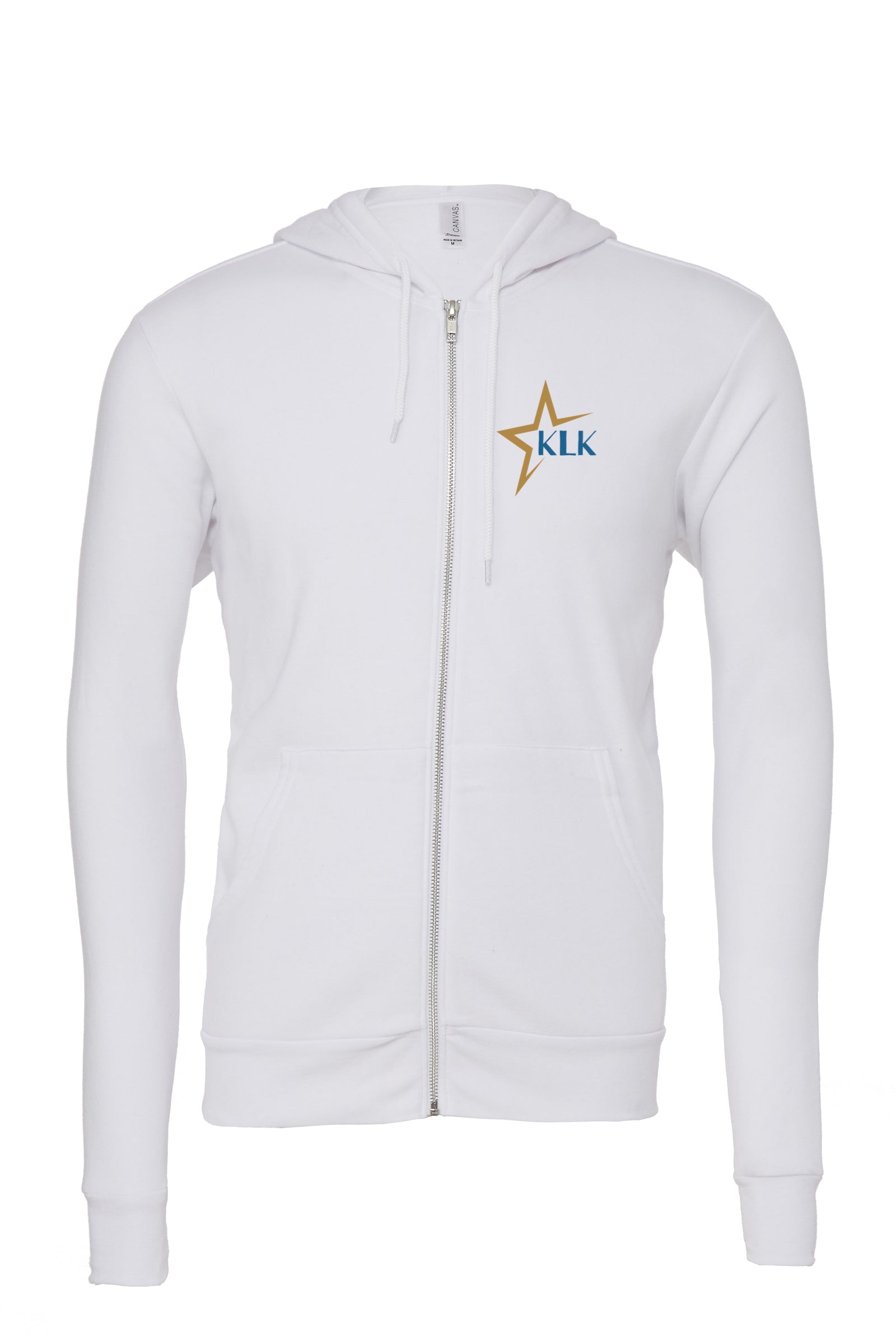 Sweat à capuche unisexe zippé Team KLK 