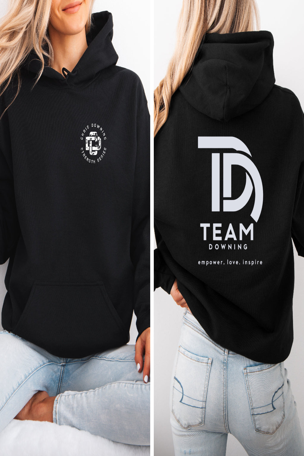 Sweat à capuche Legends Strength Series/ Team Downing