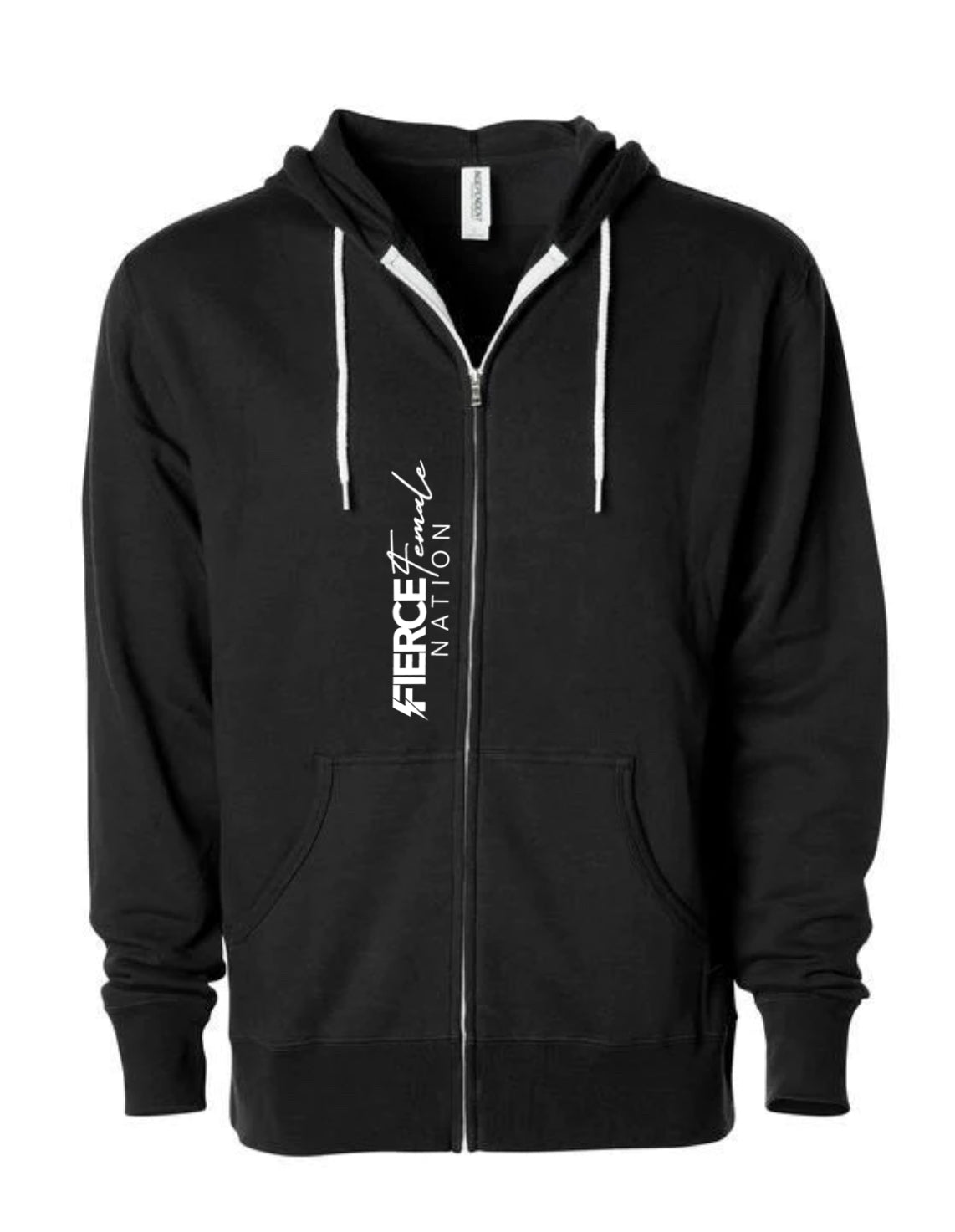 FIERCE FEMALE NATION Unisex Zip Up Hoodie