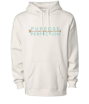 Purpose Over Perfection Unisex Heavyweight Hoodie