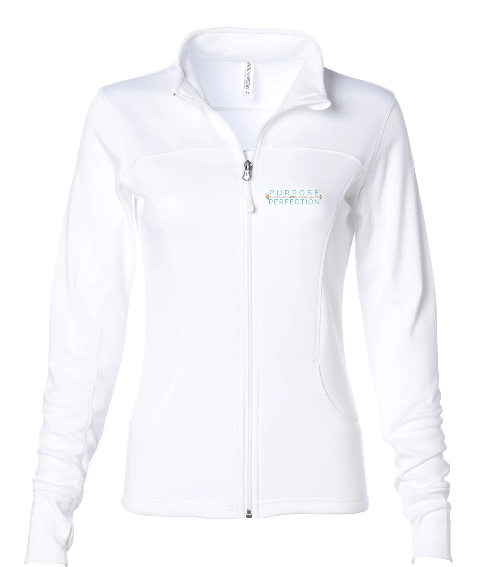 Purpose Over Perfection Lightweight Ladies Thumbhole Jacket