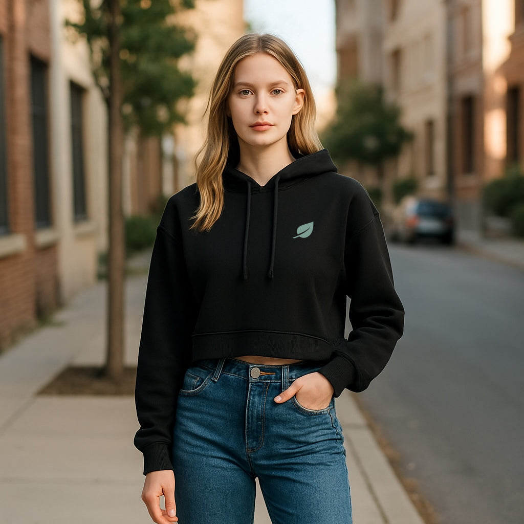 Sweat à capuche court Team Rooted &amp; Rising