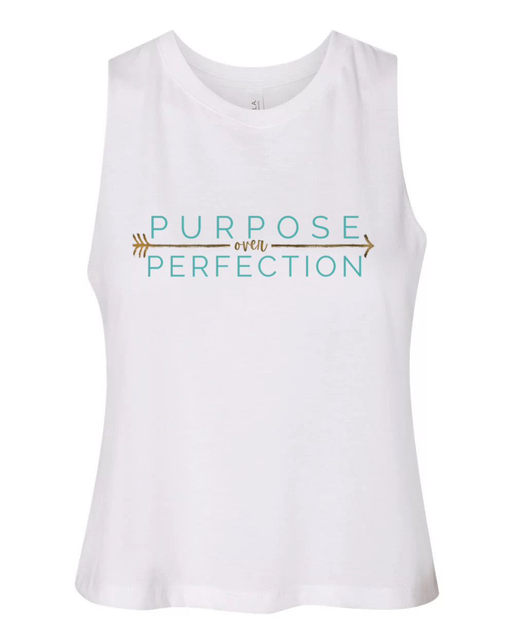 Purpose Over Perfection Crop Tank