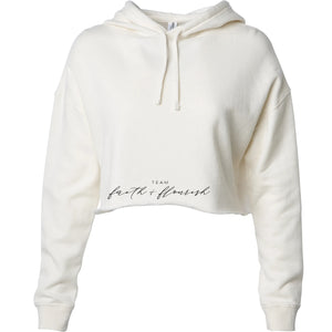 Faith + Flourish Ladies Crop Hoodie