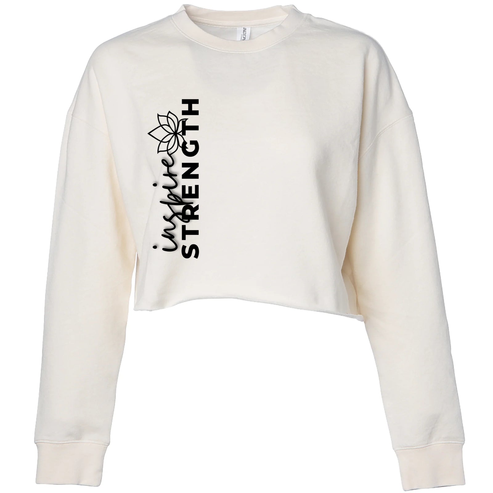 Inspire Strength Ladies Crop Crew 