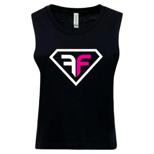 FIT & FUNKY Crop Muscle Tank- "DANIELLE'S PICK"