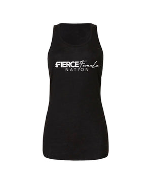 FIERCE FEMALE NATION  Flowy Full Length Tank