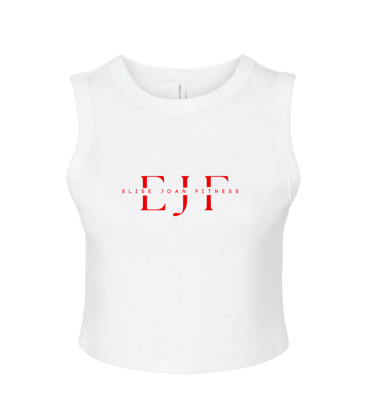 EJF Cropped Ribbed Tank