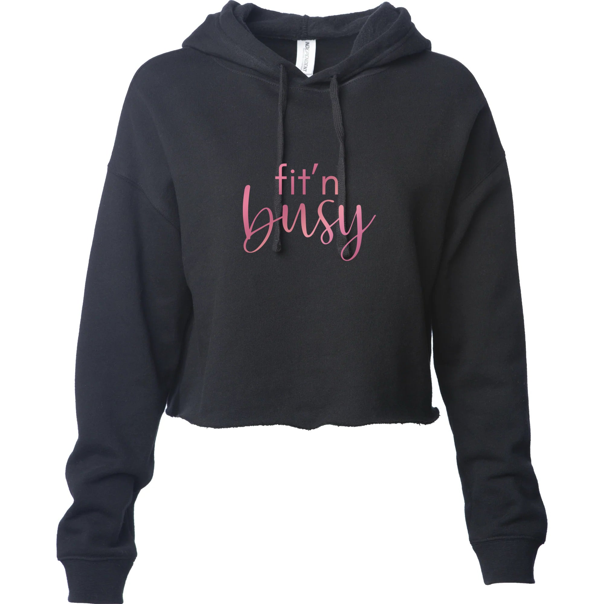 FIT'N BUSY Crop Hoodie