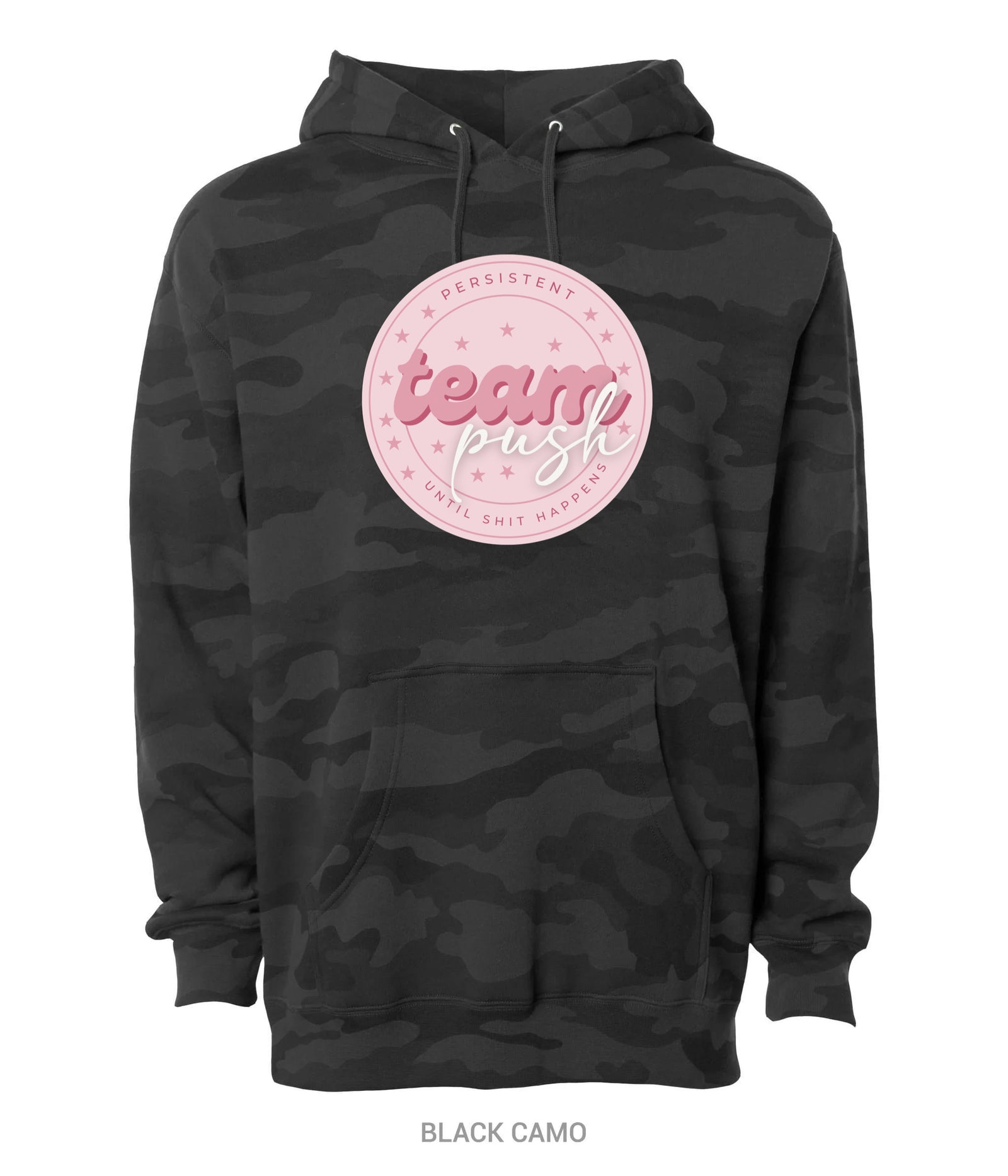 Sweat à capuche unisexe épais Team Push