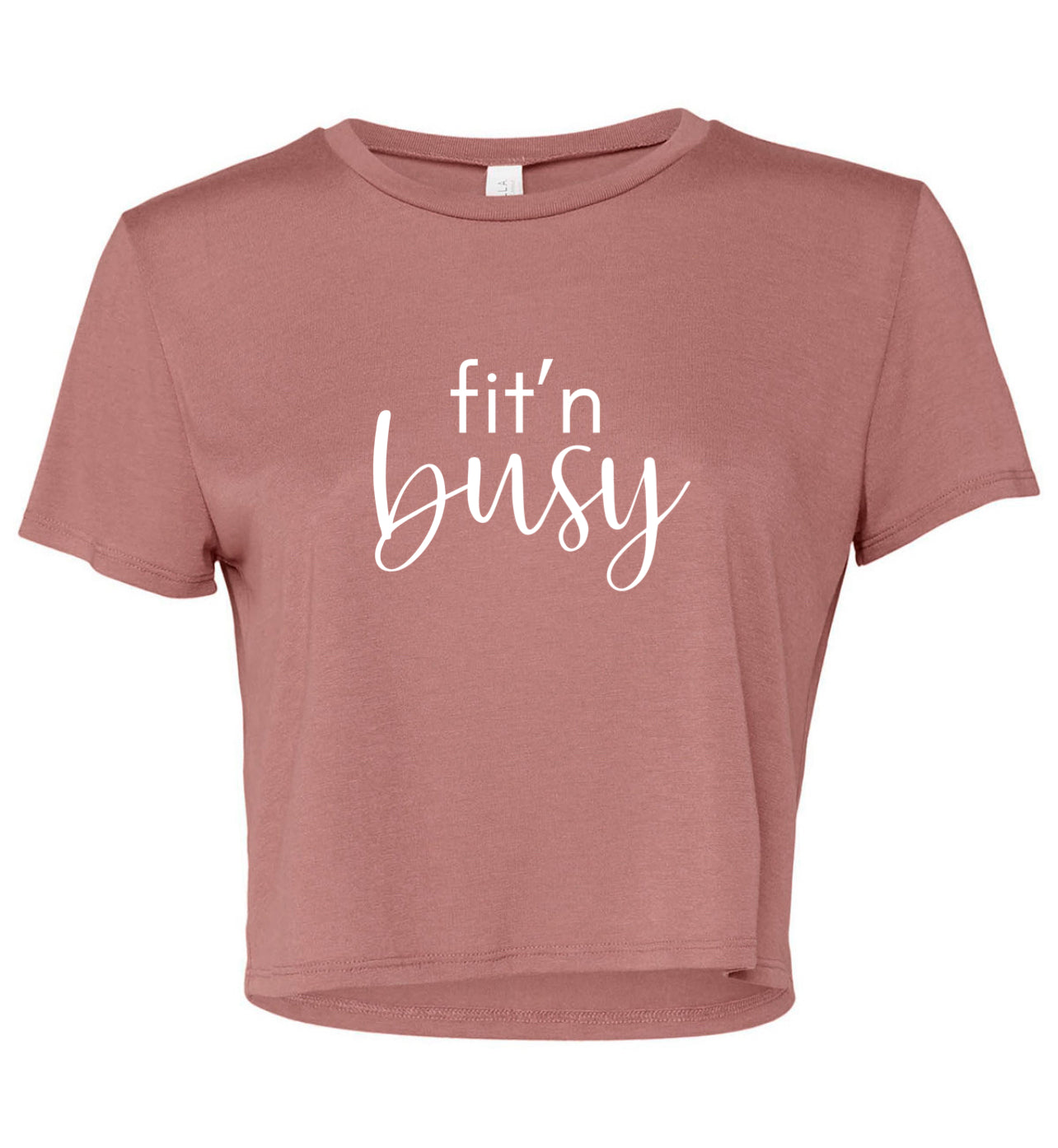 FIT'N BUSY Crop Tee