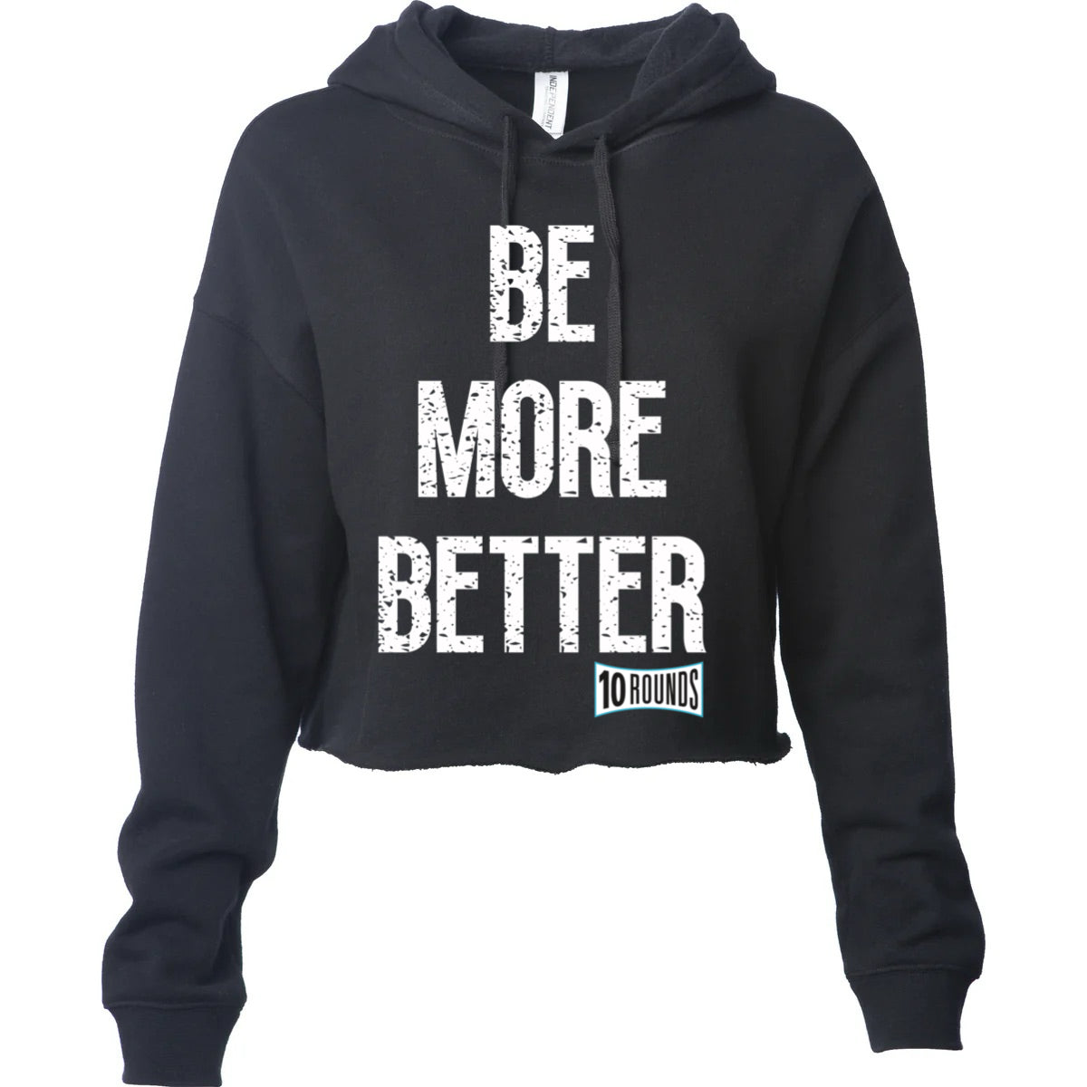 Sweat à capuche court pour femmes BODi 10 ROUNDS