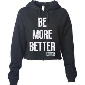 Sweat à capuche court pour femmes BODi 10 ROUNDS