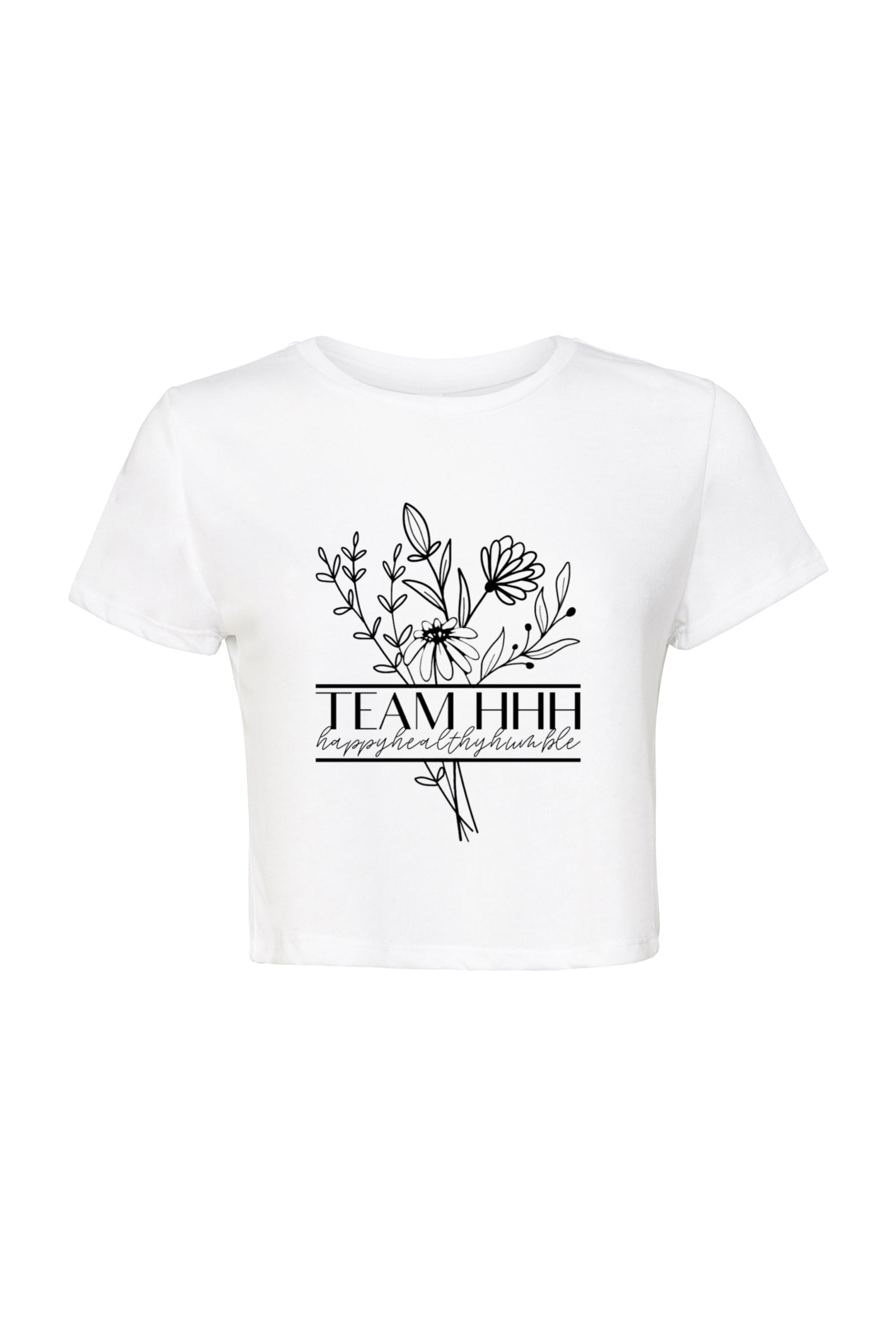 T-shirt court pour femmes HHH 