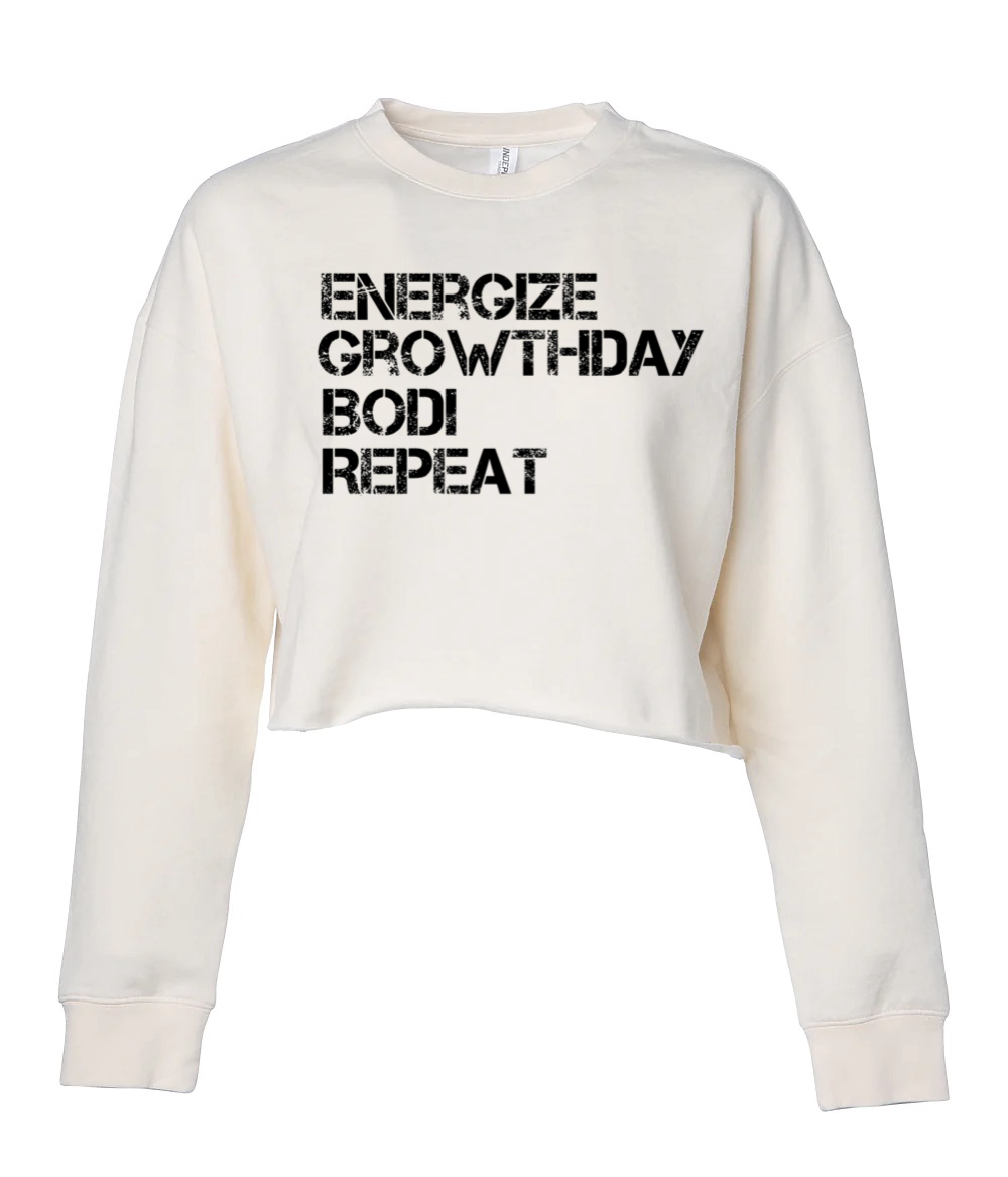 ENERGIZE GROWTHDAY Crop Hoodie & Crop Crew