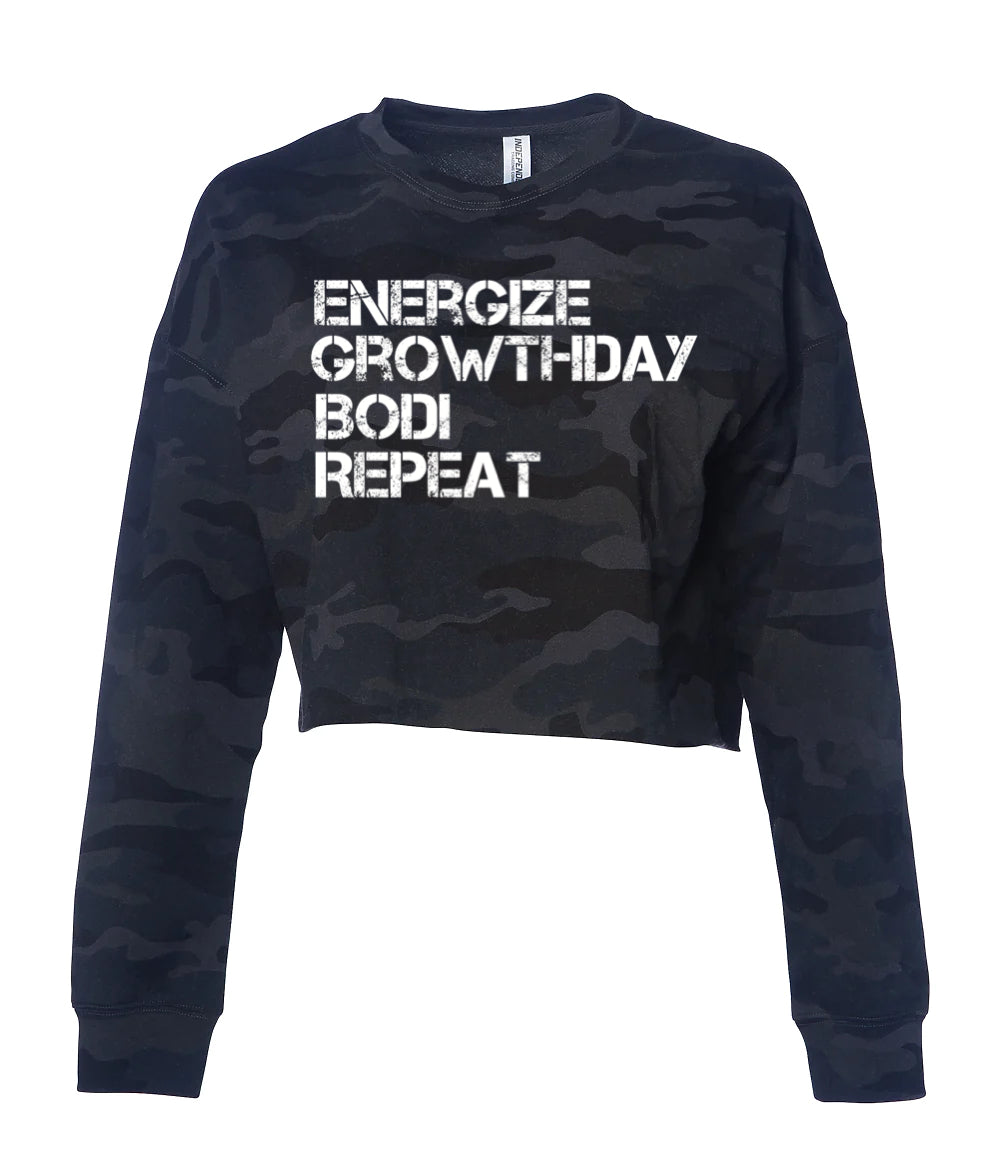 ENERGIZE GROWTHDAY Crop Hoodie & Crop Crew