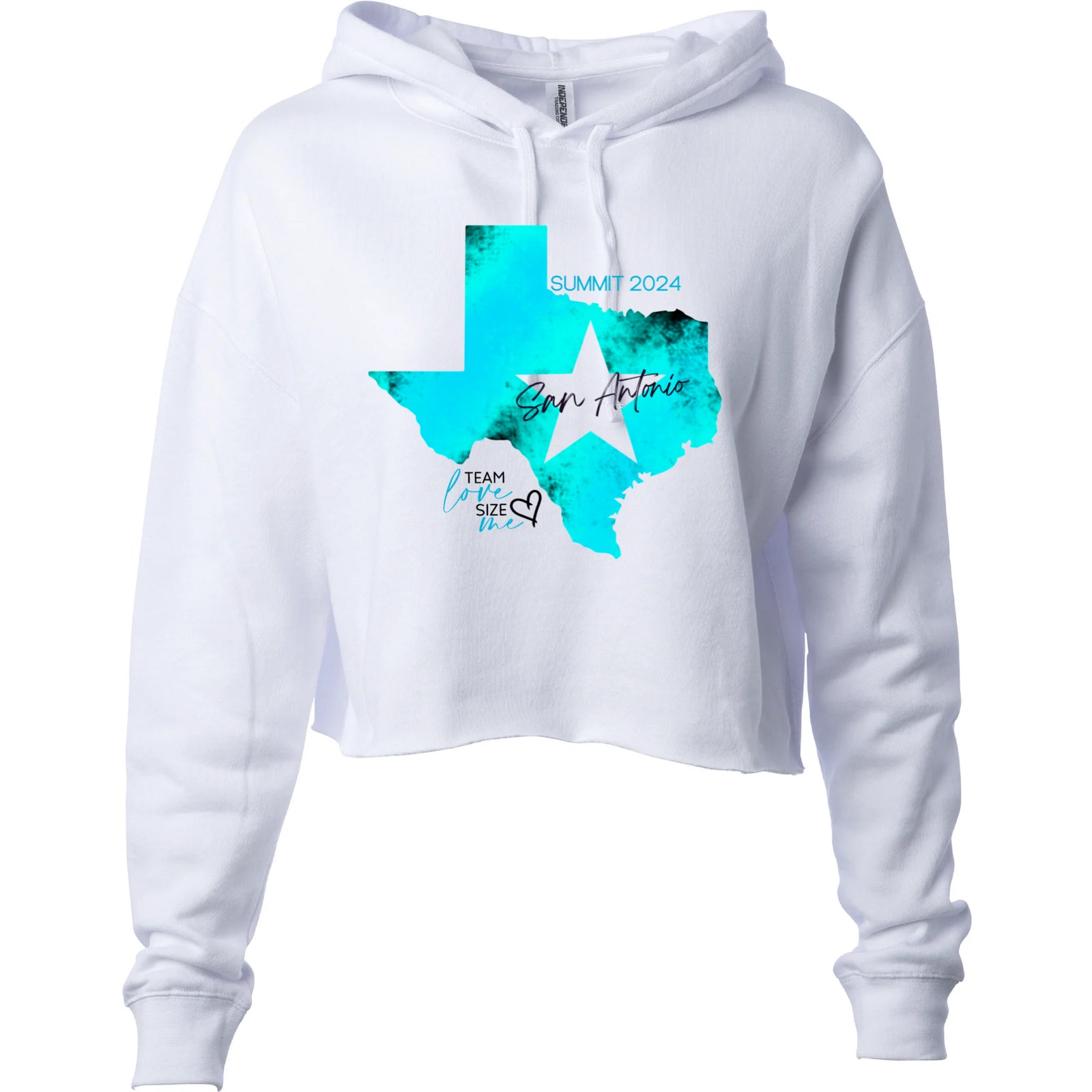 LOVE SIZE ME - SUMMIT Sweat à capuche court léger