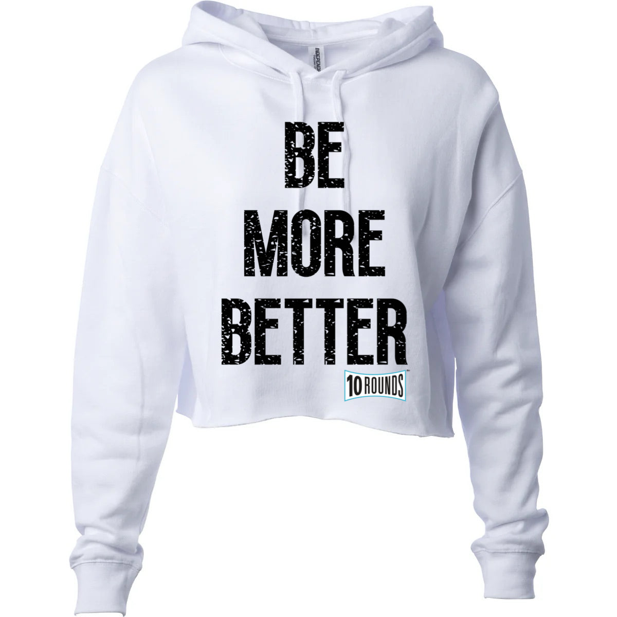 Sweat à capuche court pour femmes BODi 10 ROUNDS