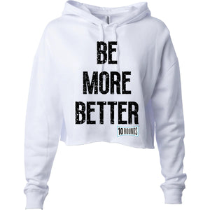 Sweat à capuche court pour femmes BODi 10 ROUNDS