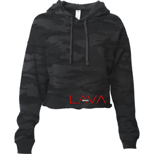 BODi LAVA Crop Hoodie