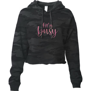 FIT'N BUSY Crop Hoodie