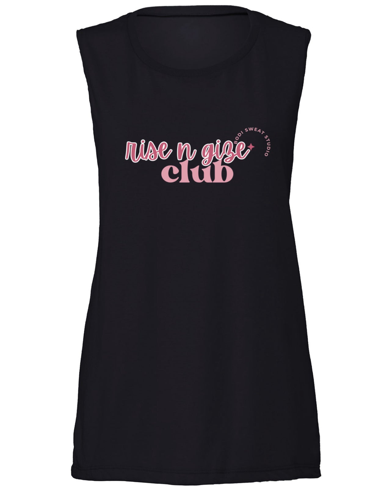 Push Love Your BODi / Rise & Gize Scoop Muscle Tank