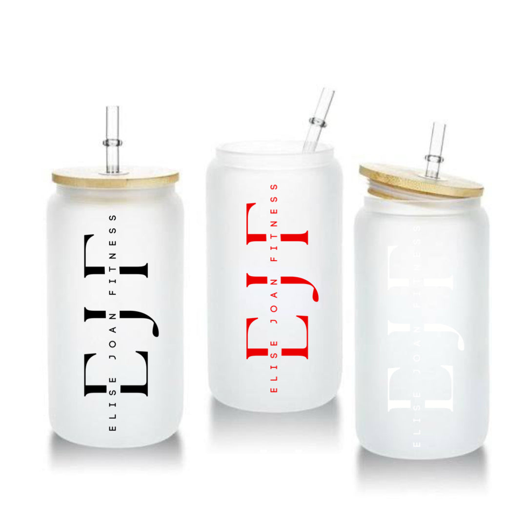 EJF Shaker Bottle & Can Glass Collection