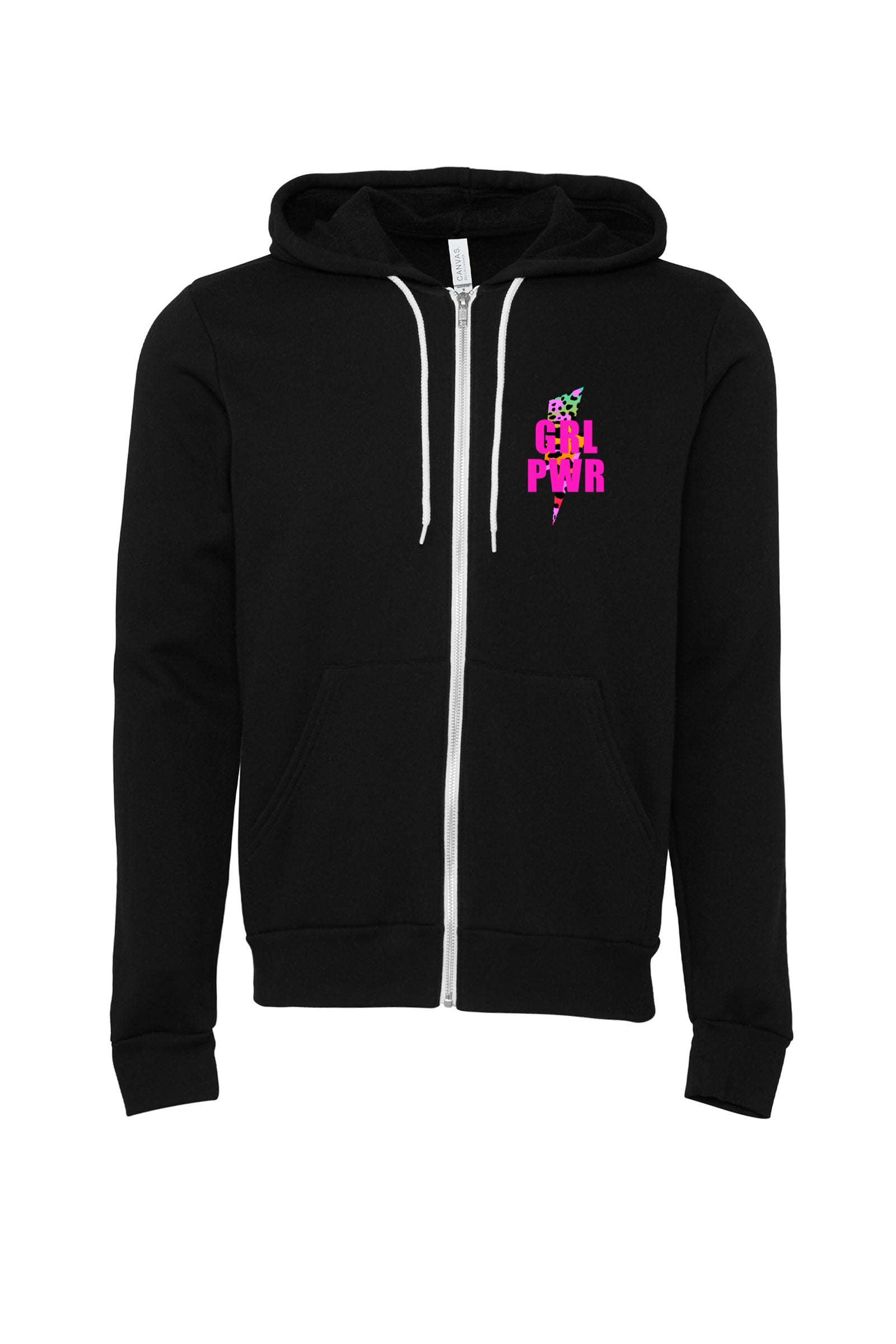 GRL PWR ZIP UP HOODIE