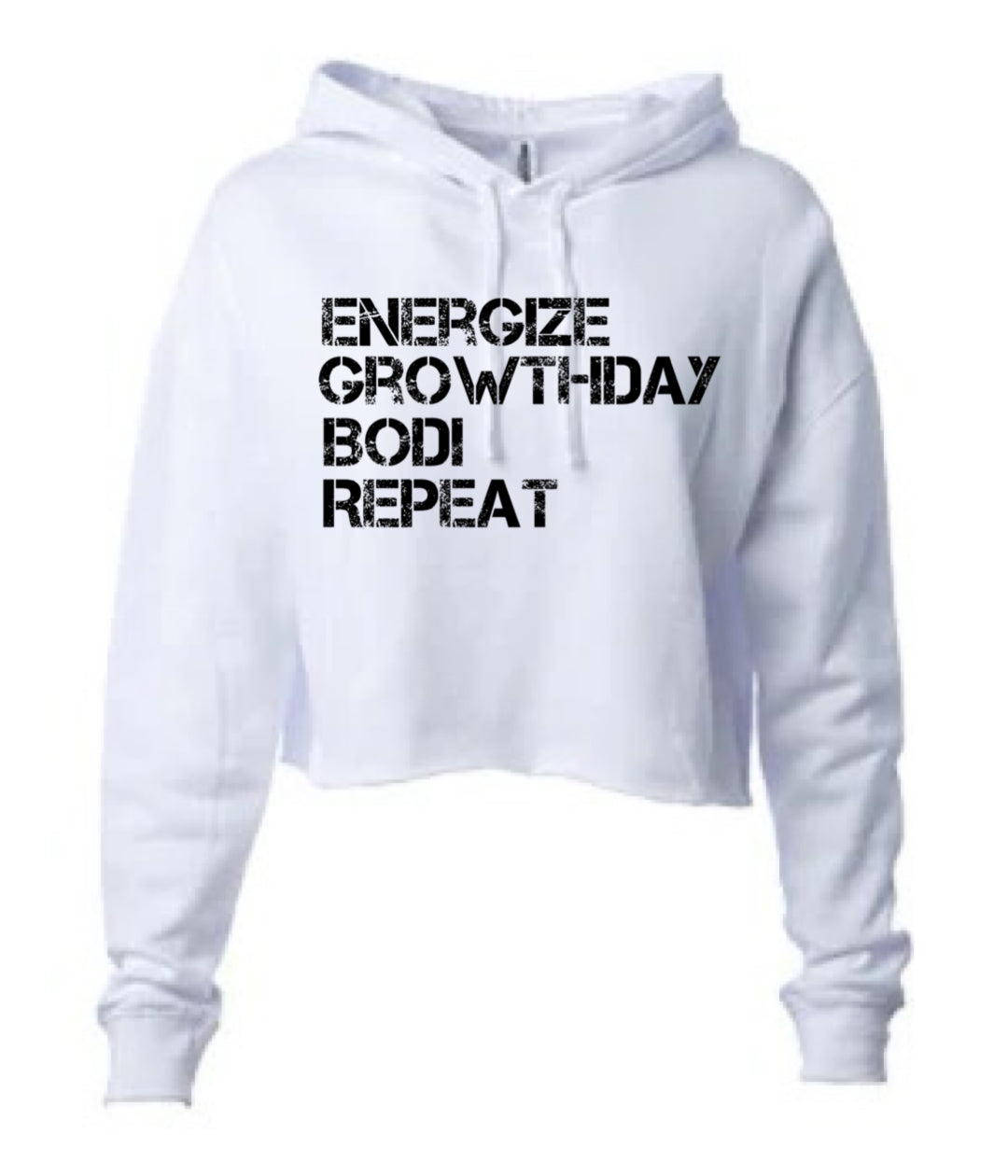 ENERGIZE GROWTHDAY Crop Hoodie & Crop Crew