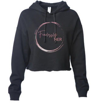 Fearlessly HER Ladies Crop Hoodie