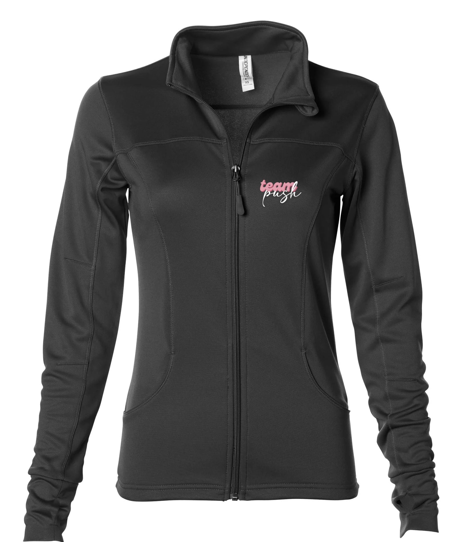 Veste légère pour femme Team Push avec passe-pouce