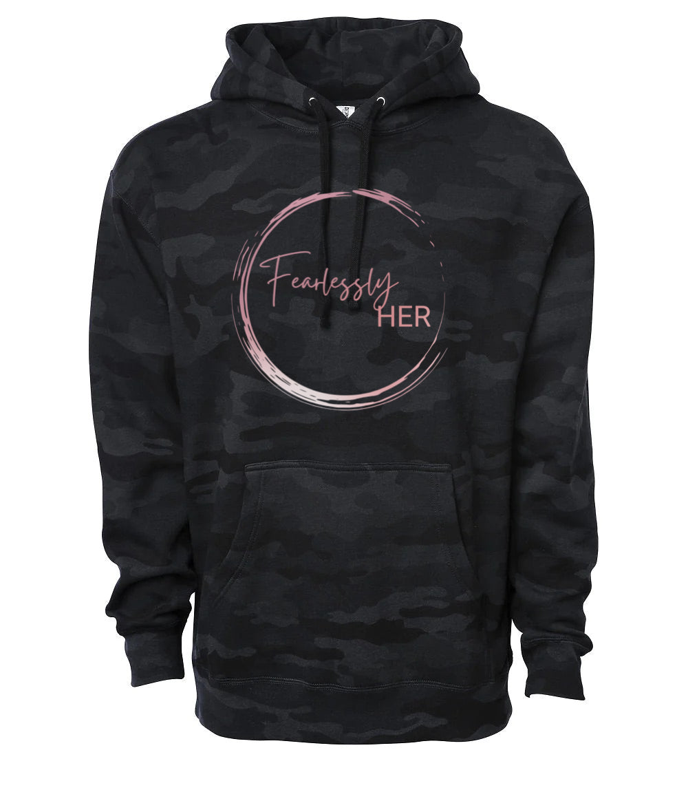 Sweat à capuche unisexe épais Fearlessly HER