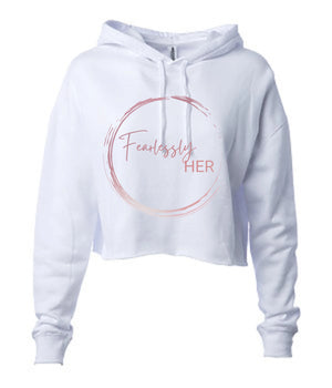 Fearlessly HER Ladies Crop Hoodie