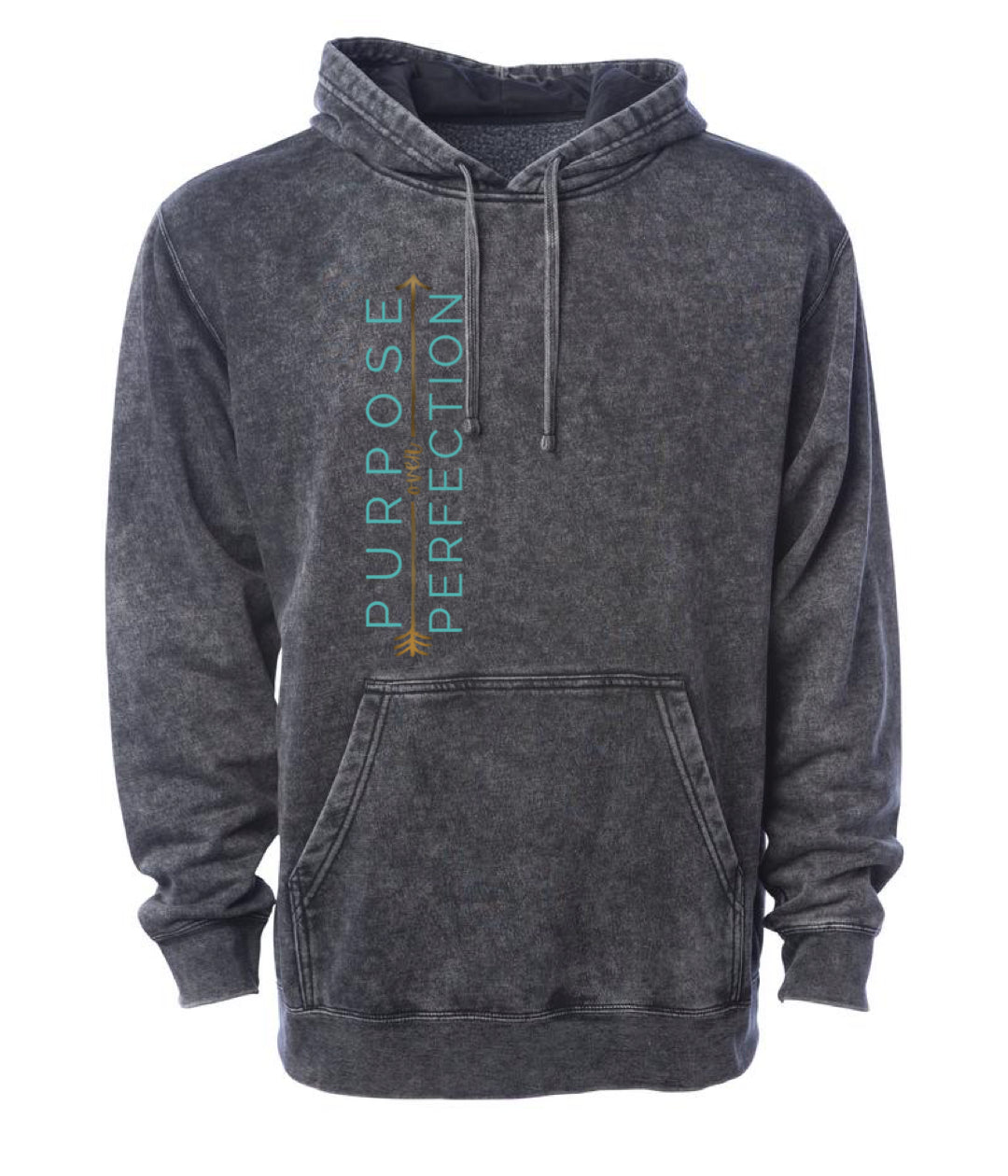 Purpose Over Perfection Mineral Wash Hoodie