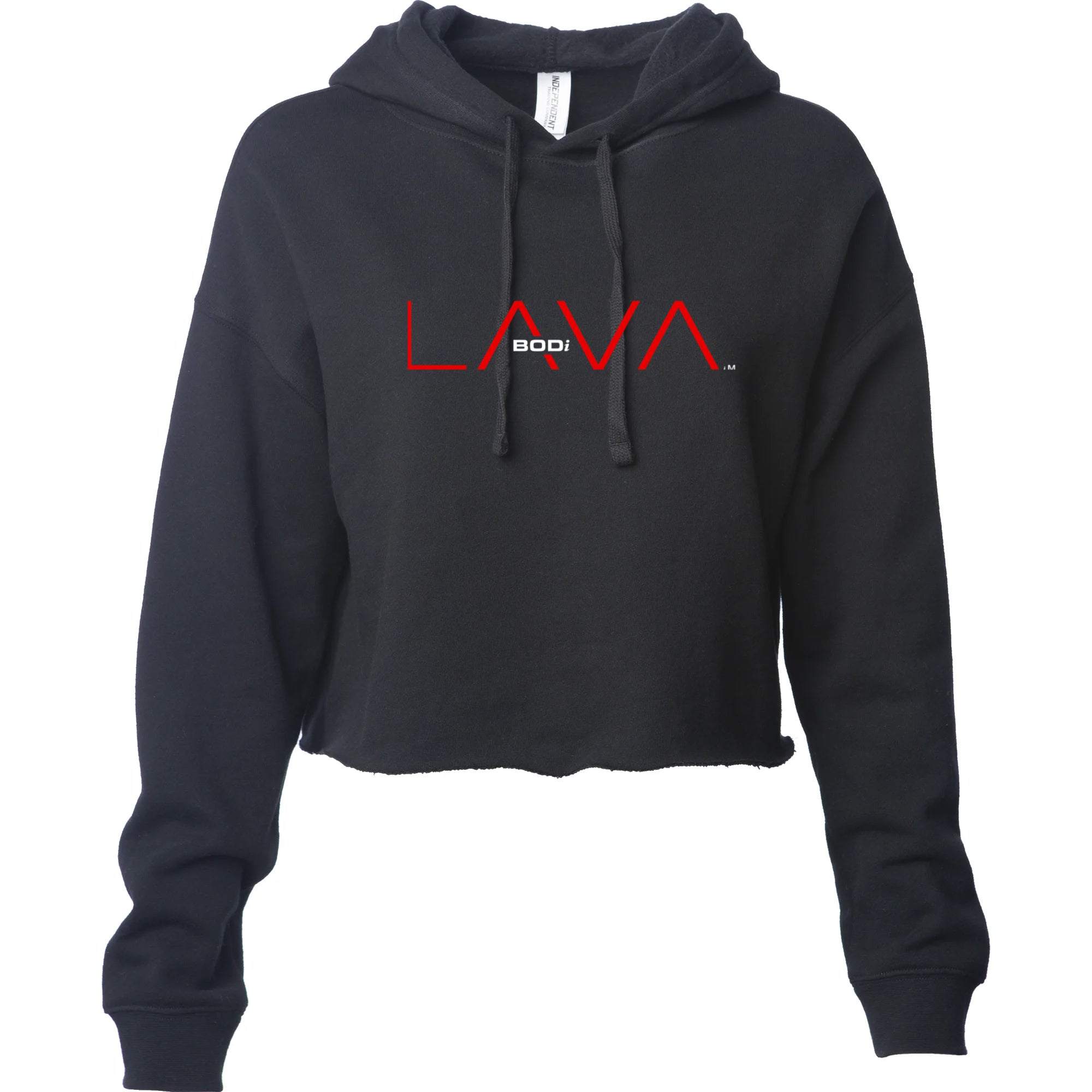 BODi LAVA Crop Hoodie