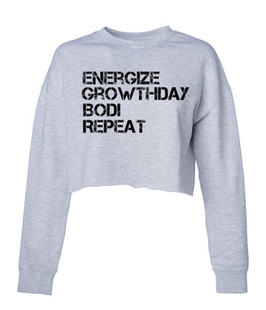 ENERGIZE GROWTHDAY Crop Hoodie & Crop Crew