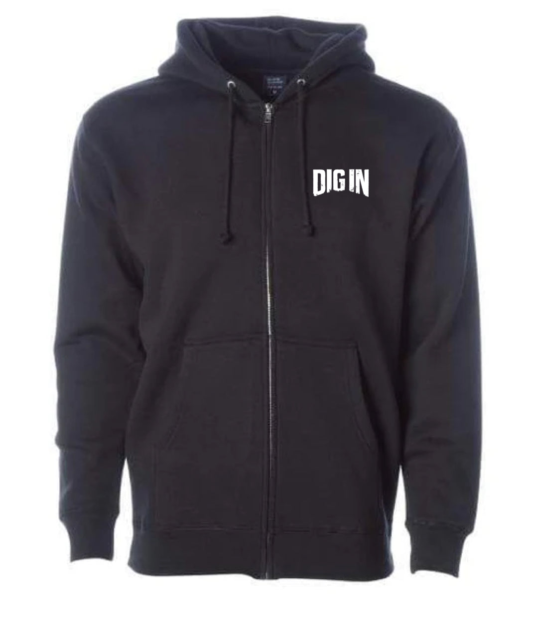 BODi DIG IN Unisex Zip Up Hoodie