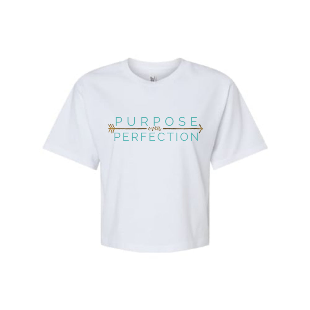 T-shirt court « L'objectif avant la perfection » 