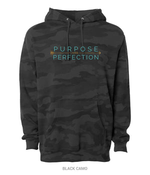 Purpose Over Perfection Unisex Heavyweight Hoodie