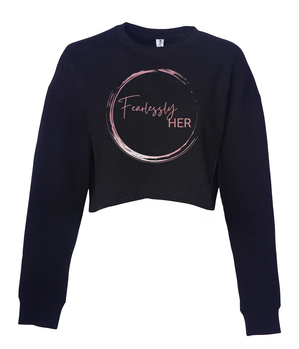 Fearlessly HER Ladies Crop Crew 