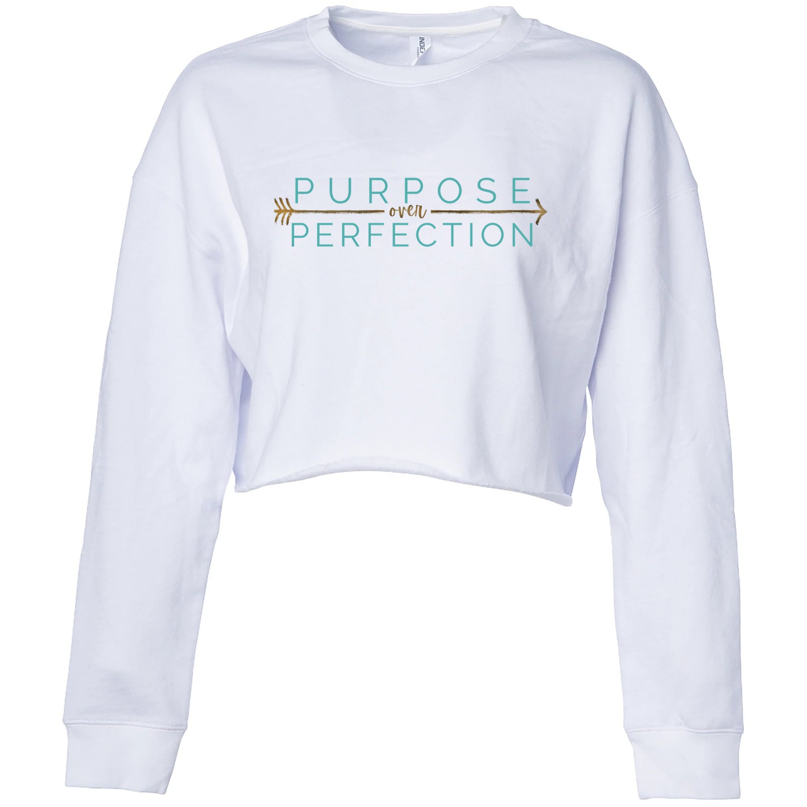 L'objectif avant la perfection - Crop top pour femmes 