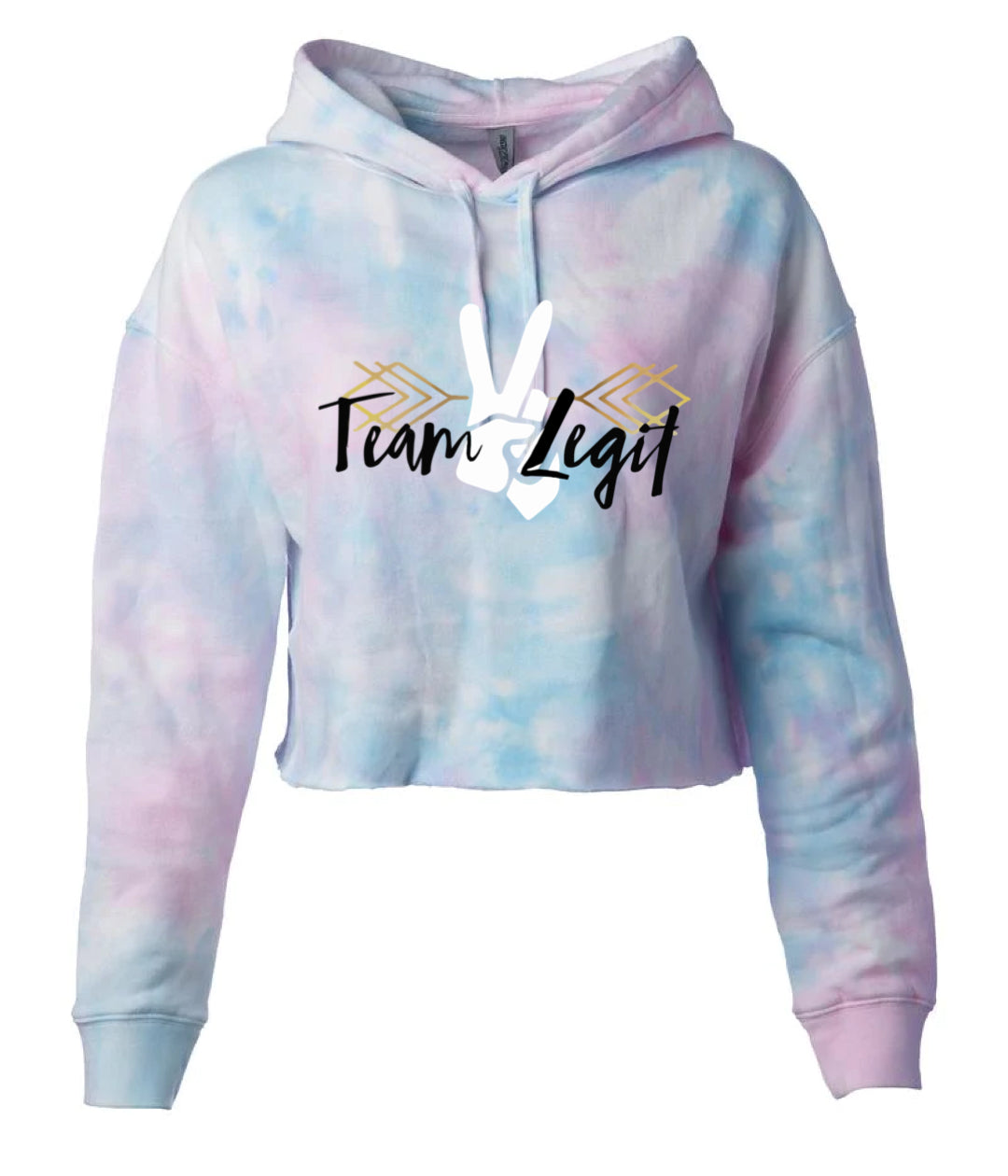 TEAM 2 LEGIT CROP HOODIE (LIGHTWEIGHT)